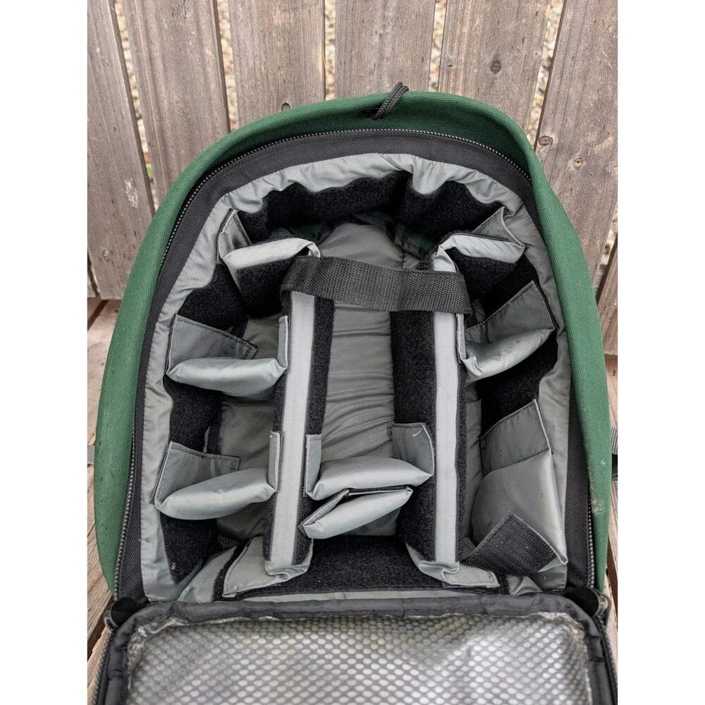 Tamrac Expedition 4 Camera Backpack DSLR Bag Green Padded Adjustable Dividers